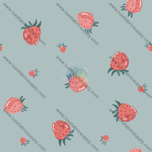 Sm00060 - Valentines Day Strawberry Coordinate 2 Fabric Fabrics