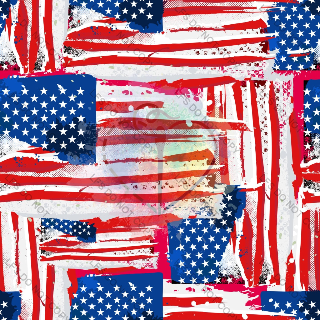 Sp0048 - Summer American Flag