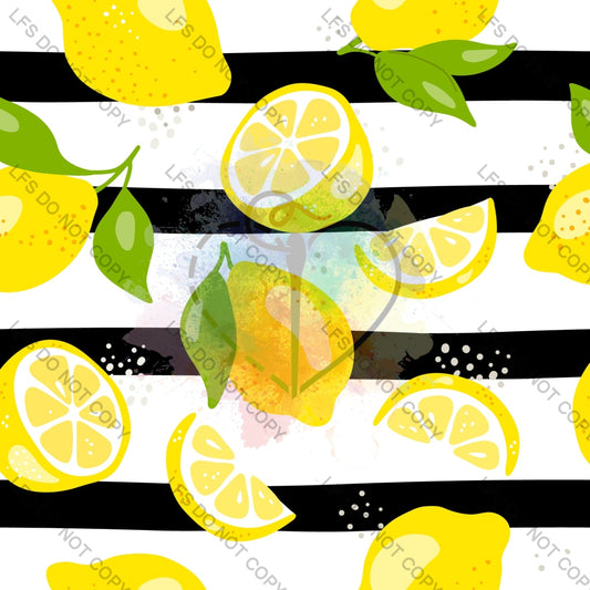 Sp0055 - Summer Lemon And Stripes