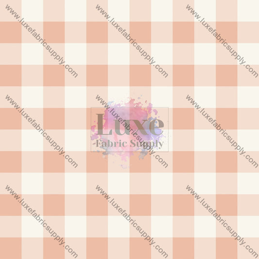 Spring Reverie Gingham Pink Fabric