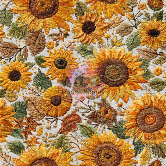 Sunflower Floral Embroidery Lfs Catalog