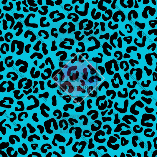 Wfg0021 Blue Cheetah Fabric