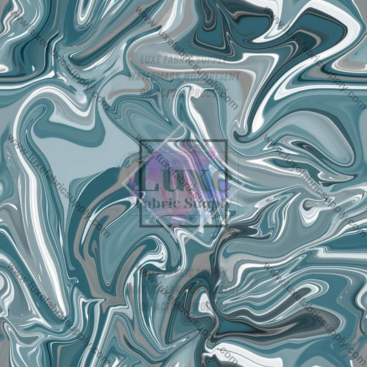 Wfg0029 Blue Marble Fabric