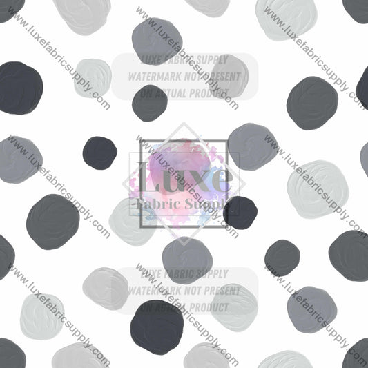 Wfg0111 Grey Dots Fabric