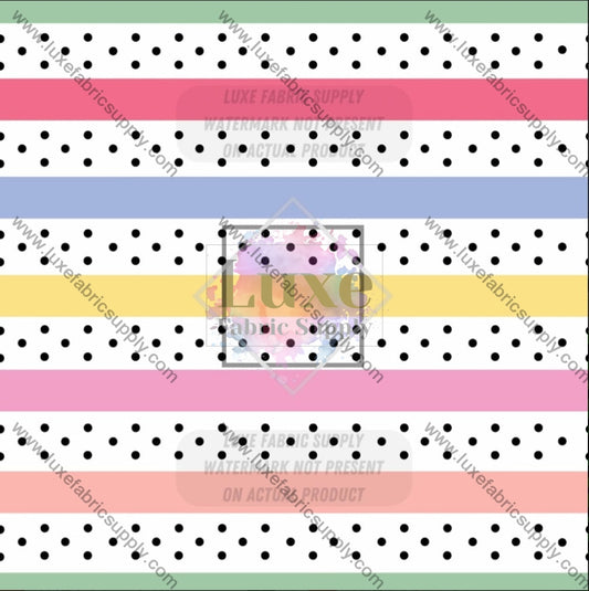 Wfg0188 Polka Dot Stripes Fabric