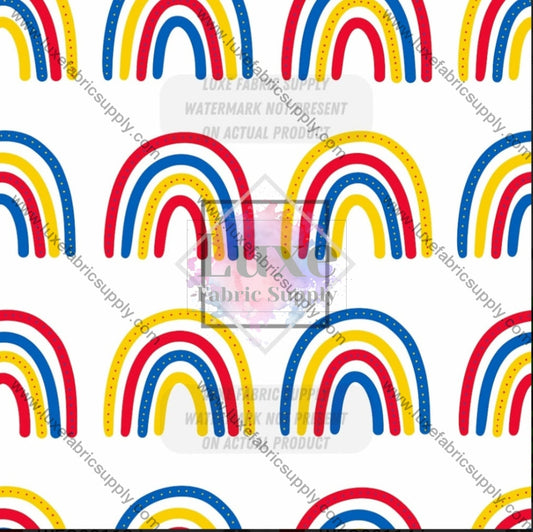 Wfg0189 Bright Rainbow Fabric