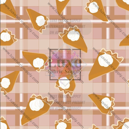 Wfg0192 Pumpkin Pie Plaid Coordinate Fabric