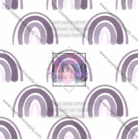 Wfg0201 Purple Rainbows Fabric
