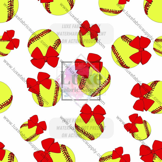 Wfg0233 Softball Bow Fabric